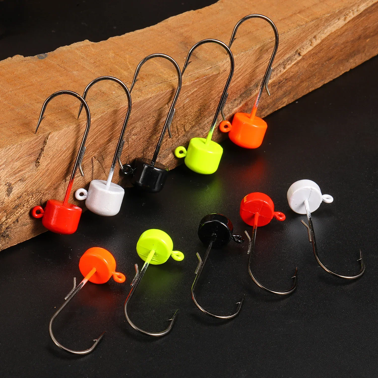 5pcs/lot Mushroom Jig Head Fishing Hook Weedless Fishing Ned Rig Bass  Fishing Tackle 3.5g 5.5g 6.5g - AliExpress