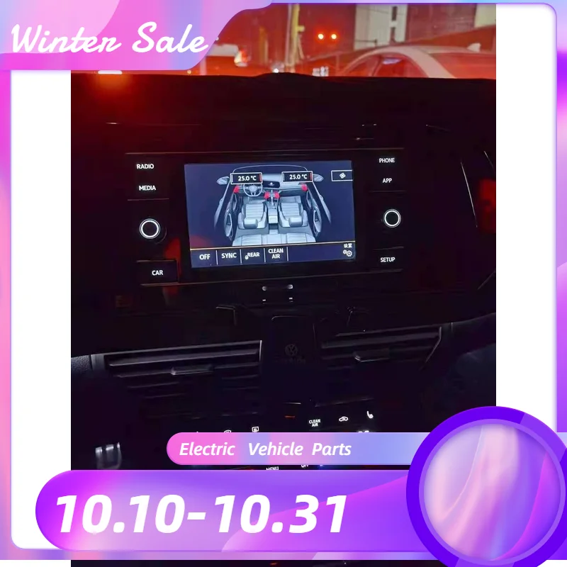 

For VW JETTA Automatic touch air conditioner interior modification and upgrading MQB platform Seat heating