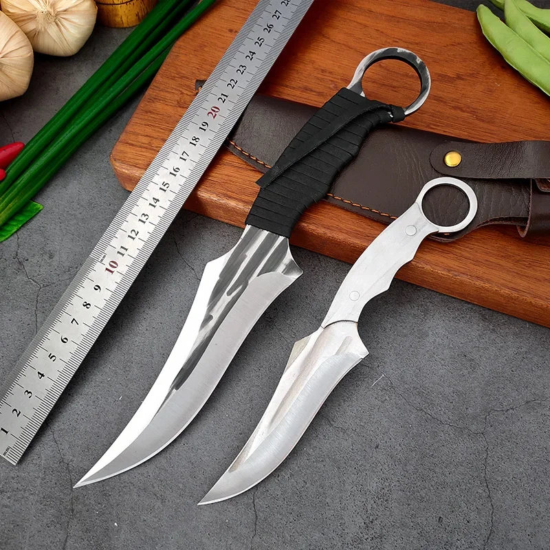 Description Picture 4 of item2PCS Set Buther Boning Knife Stainless Steel Handle Utility Knife Chef Slicing Meat Fish Fruit Sharp Cleaver Kitchen Knives Set