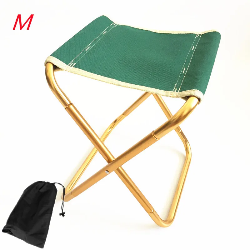 Folding Fishing Chair Lightweight Picnic Camping Chair Aluminium Cloth Outdoor Portable Easy To Carry Outdoor Furniture 