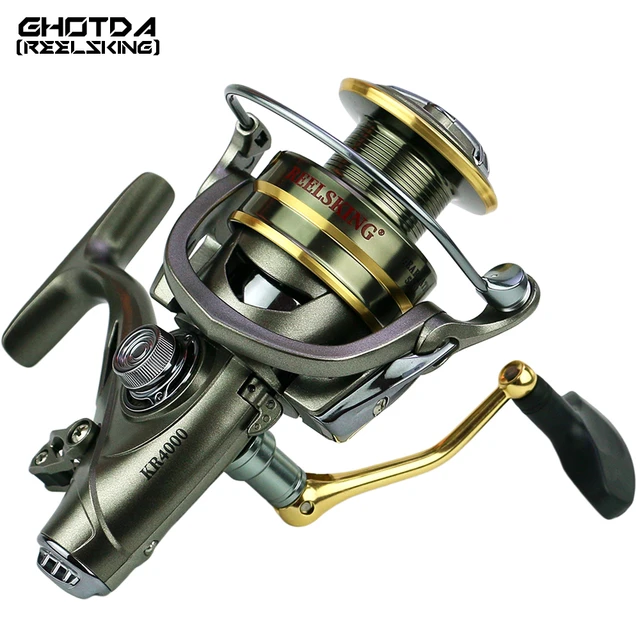 Dual Brake Carp Fishing Reel 5.5:1 Metal Wire Cup and Rock Arm for Sea  Fishing