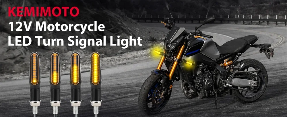 Frecce LED Moto E24 Omologate KEMIMOTO | 2 Pezzi, 12V, IP67 Impermeabili, Con 36 LED Ambra - Foto 8