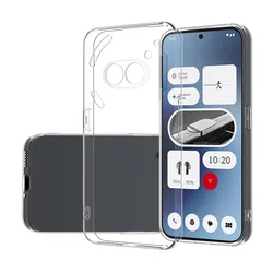 Sleek Slim Soft Transparent TPU Phone Case Cover for Nothing Phone2A Plus (Transparent)