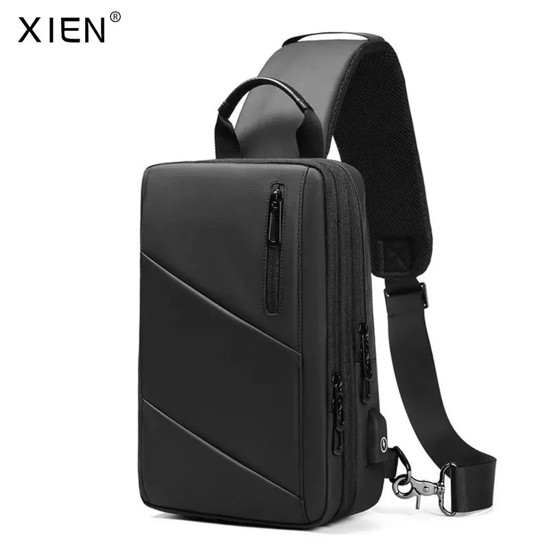 

Men's Sling Bag Waterproof and Large capacity Chest Bag Shoulder Crossbody Bag Outdoor portable leisure cross bag