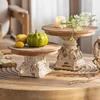 French retro style desktop fruit plate small ornament, photo studio wedding shooting display props, European style old tray 2