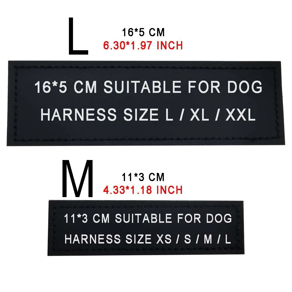 Custom 3 Lines of Text Personalized Patch With Hook and Loop