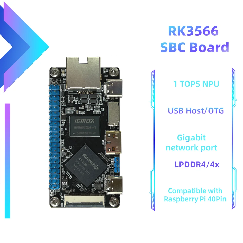 

Open Source RK3566 Android Single Board Computer DIY Linux Embedded Systems SBC Computer Like Raspberry pi For Robotics Gaming