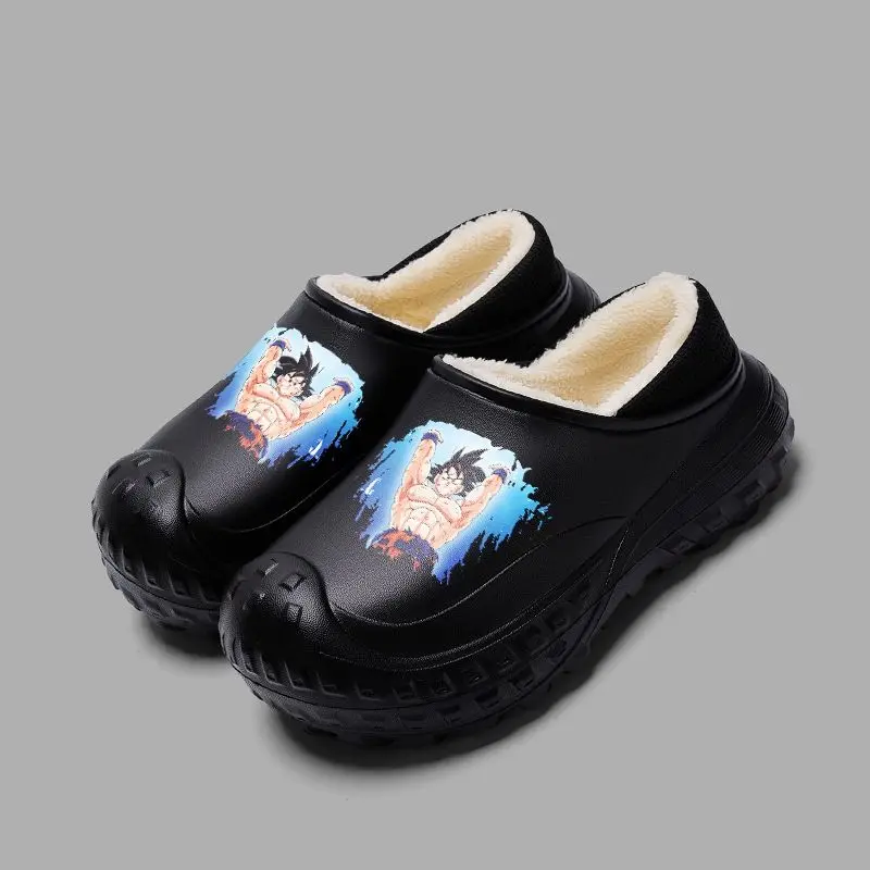 Dragon Ball Goku Baumwoll-Hausschuhe, neue Winter-Plüsch-warme Baumwollschuhe für Studenten, Paare, wasserdicht und schmutzabweisend, Geburtstagsgeschenk – Detail 10