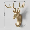 Wall Mounted Hooks Animal Head Rack Coat Caps Wall Hanger Horse Giraffe Elk Elephant Hooks Decorative Decor Bathroom Accessories 4