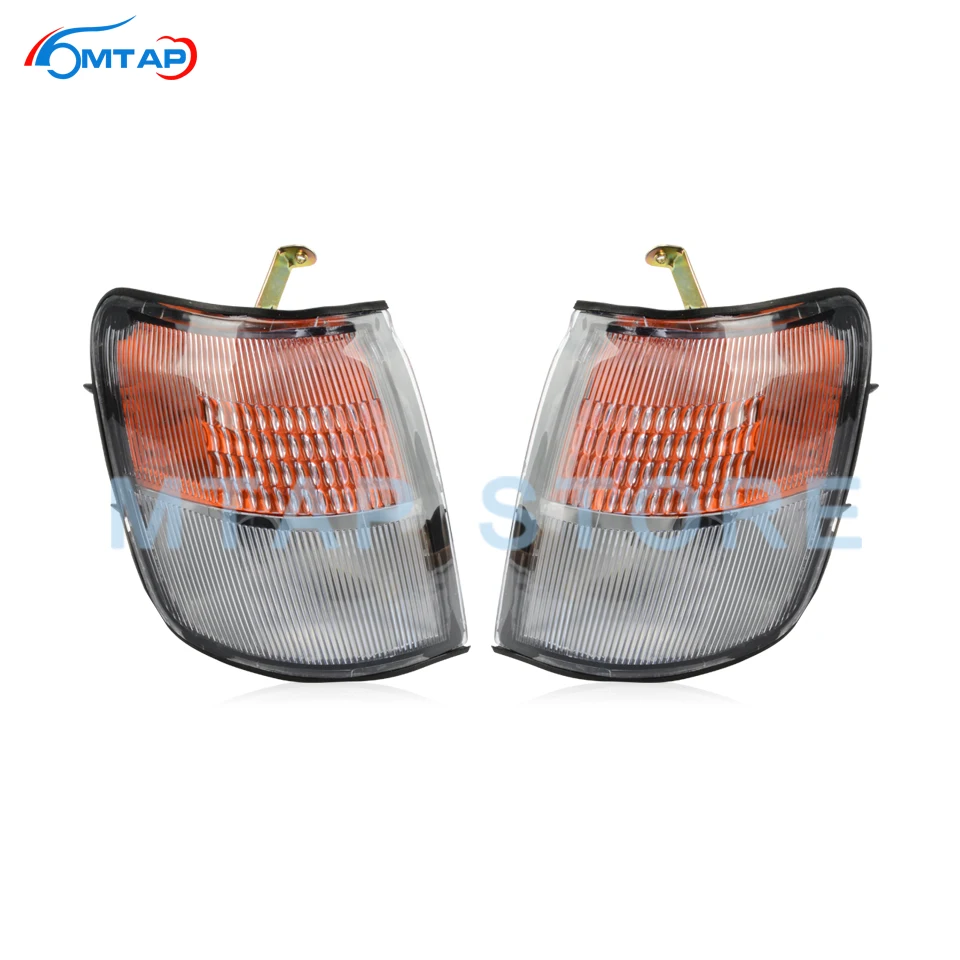 

MTAP 2PCS Car Accessories Front Corner Light Turn Signal Lamp For Mitsubishi Pajero Montero V31 V32 V33 V43 1993 1994 1995 1996