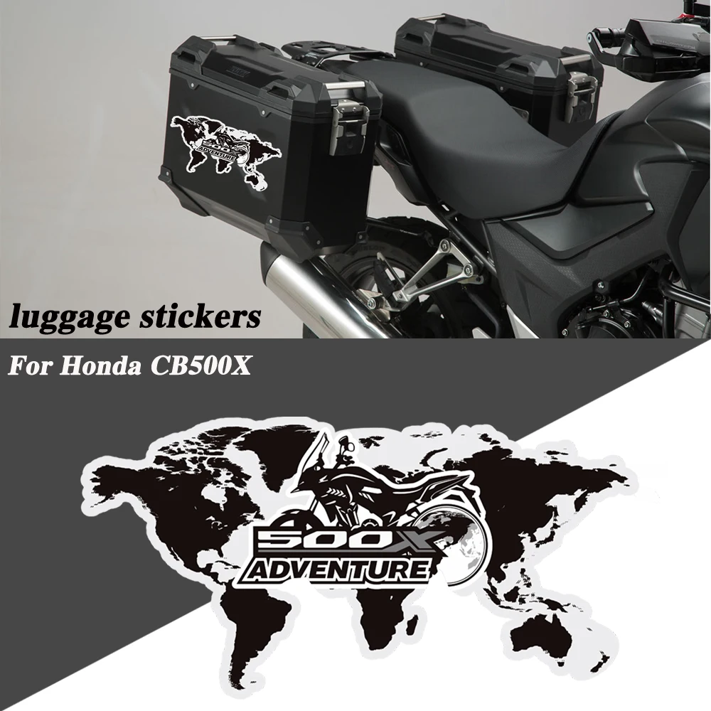 

Trunk Luggage Panniers Aluminium Cases Emblem Logo Stickers Decals Protector For Honda CB500X CB 500 X 500X
