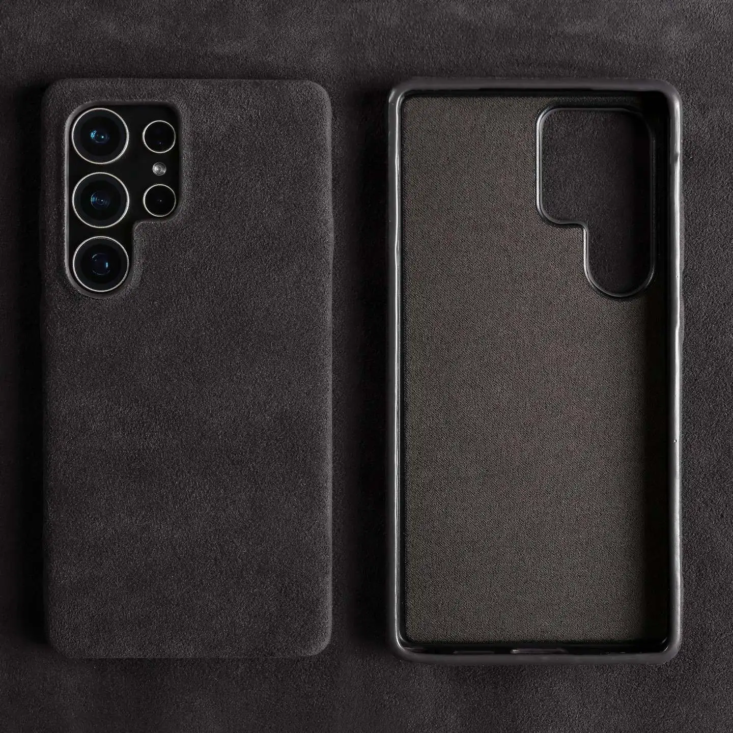 Full Coverage Magnetic ALCANTARA Case For Samsung Galaxy