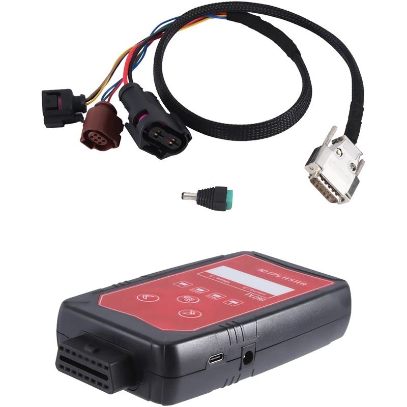 

1 шт. тестер рулевого механизма PL018, тестер мотора, проверка ремонта, красный-черный пластик для A4, A5, A6, Q5, Q7