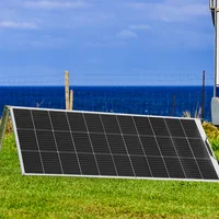 Panneau solaire flexible 105W 18.15V monocristallin PET, chargeur solaire portable pour camping, camping-car, bateau, hors réseau, balcon, système solaire Balkonkraftwerk, panneau solaire 12V 100W flexible 7