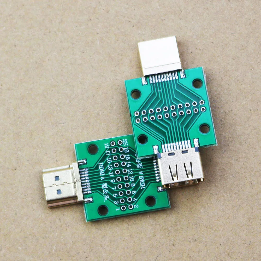 HDMI    ׽Ʈ ,   ̴ Ŀ, PCB 2.54mm ġ 19 20  DP HD A -  , 1 