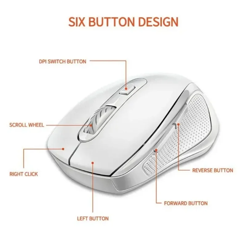 2.4GHz Wireless Gaming Mouse USB Receiver Pro Gamer Portable Ergonomic Computer Silent Mouse PC Desktop Laptop Accessories