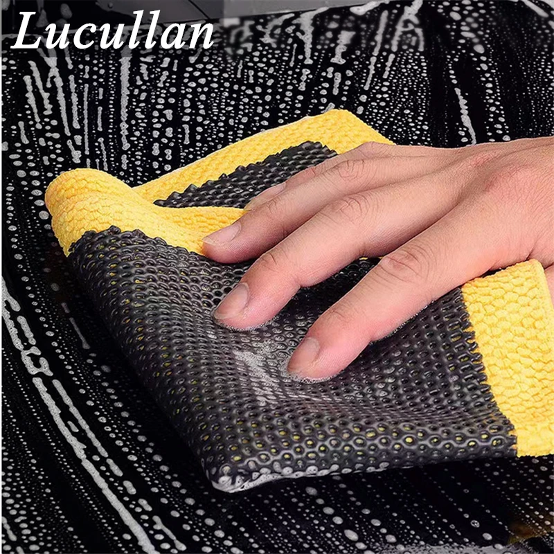 Lucullan 클레이 미트 장갑, 디테일링 세차, 청소 수건 천, 페인트에서 이물질 빠르게 제거