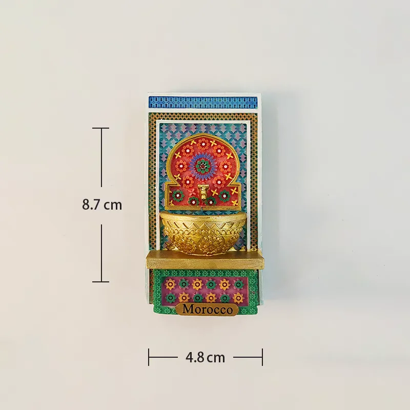 Magnete Frigorifero 3D Bandiera Francia - Souvenir Turistico In Resina