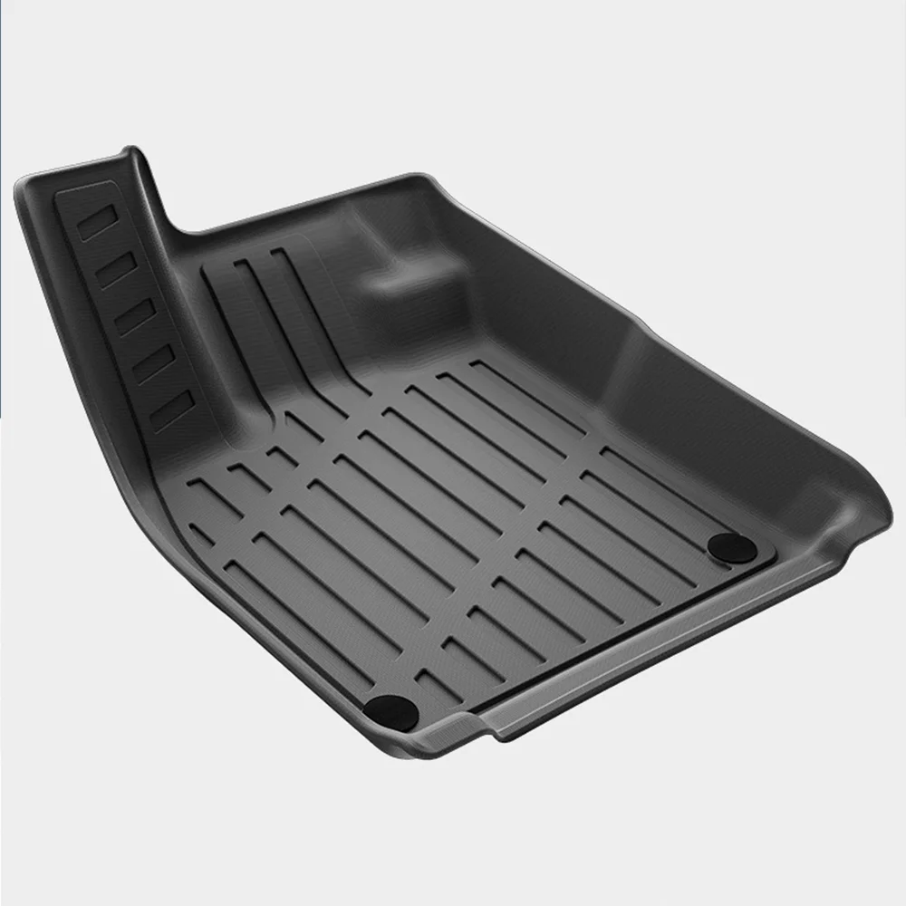 TPE Floor Mats All Weather Anti-Slip Waterproof Rear Trunk Pad Cargo Liner for Audi Q4 E-tron Interior Accessories car floor mats