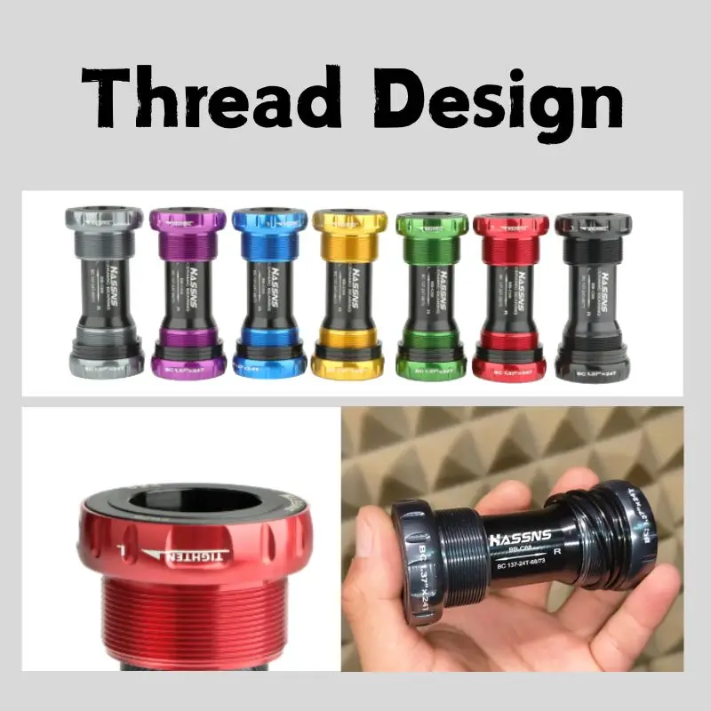 BSA 68 세라믹 바텀 브래킷 24mm BB68 나사식 자전거 BB 중앙 이동식 바텀 브래킷 68mm 73mm MTB 산악 자전거용
