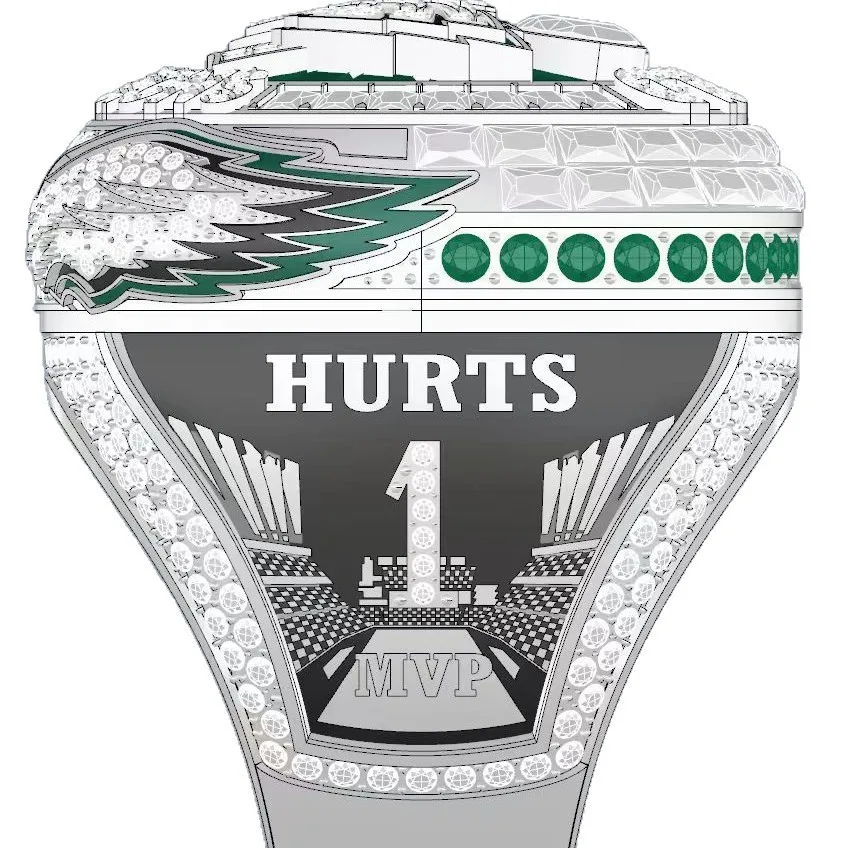 Stainless Steel Ring 2025 Commemorative Ring For Boyfriend Rugby Fans 1PC