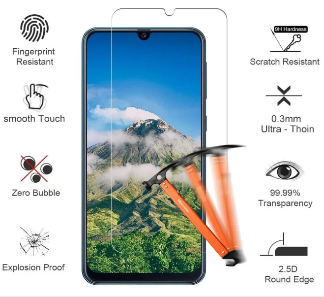 

9D Tempered Glass For Samsung Galaxy A02 A12 A22 A32 A42 A52 A72 M02 M12 M32 M42 M62 F02S F12 F41 F52 F62 Screen Protector