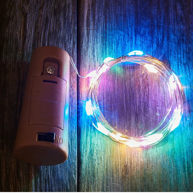1/2/5/10 PCS Wine Bottle Stopper Fairy Light String Battery-powered Garden Party Garland Lights Christmas Decoration String Lamp