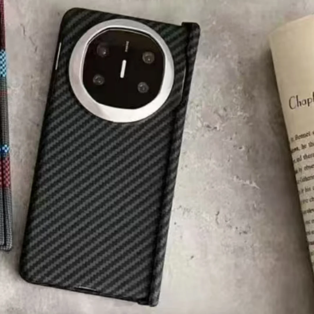 Carbon Fiber MagSafe Protective Phone Case – Fashionable Back Cover with IMD Design