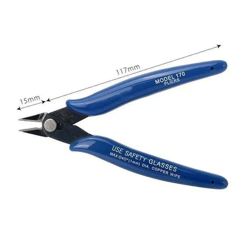 Universal Diagonal Pliers Carbon Steel Pliers Electrical Wire Cable Cutters Cutting Side Snips Flush Nipper Hand Tools