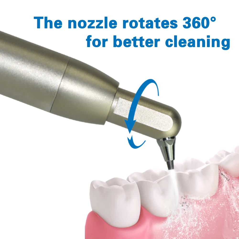 XND Dental Aluminum Oxide Micro Blaster with Water Spray Microetcher Alumina Sandblasting Gun KV/QD Connect 2/4Hole Roughening 4