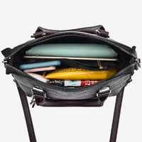 Sac à main Vintage en cuir PU pour femmes, sac à poignée supérieure avec pompon, fourre-tout de luxe de grande capacité, sac à bandoulière de Shopping 4