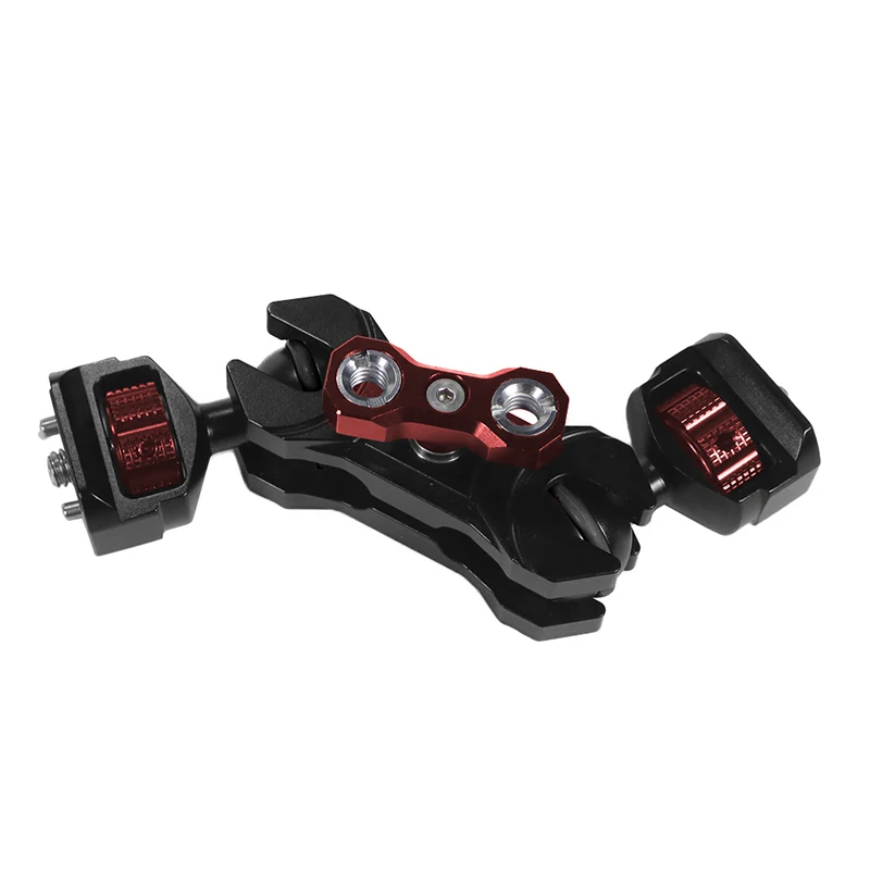 Magic Arm 360 Rotation Double Ball Head with Arri Pin 1/4 3/8 Screw Adapter for