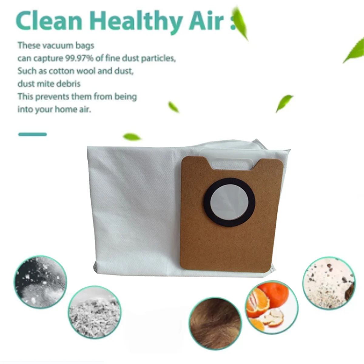FZFZ For Y1 Plus Robot Vacuum Cleaner Parts Dust Bag Dust Bin Garbage Bag Vacuum Accessories 10PCS