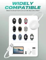 Câble de charge magnétique rapide pour Apple Watch, charge sans fil portable pour Apple Watch Series 10/9/8/7/6/5/4/3/2 Ultra 3