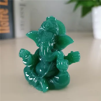 Ganesha Jade Stone Statue 4