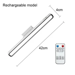 USB Rechargeable LED Desk Lamp with Stepless Dimming and Magnetic Mount (42cm Charging model)