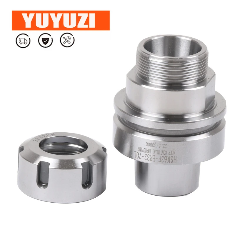 SENO HSK63F Tool Holder HSK63 HSK ER ER16 ER25 ER32 ER40 Tool Holder HSK 63F ER Engraving Woodworking Machine HSK63F Tool Holder