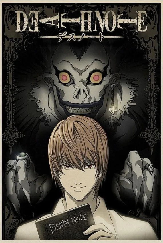 Japanese Anime Suspense Poster - HD High Quality Cool Wall Art Canvas Painting