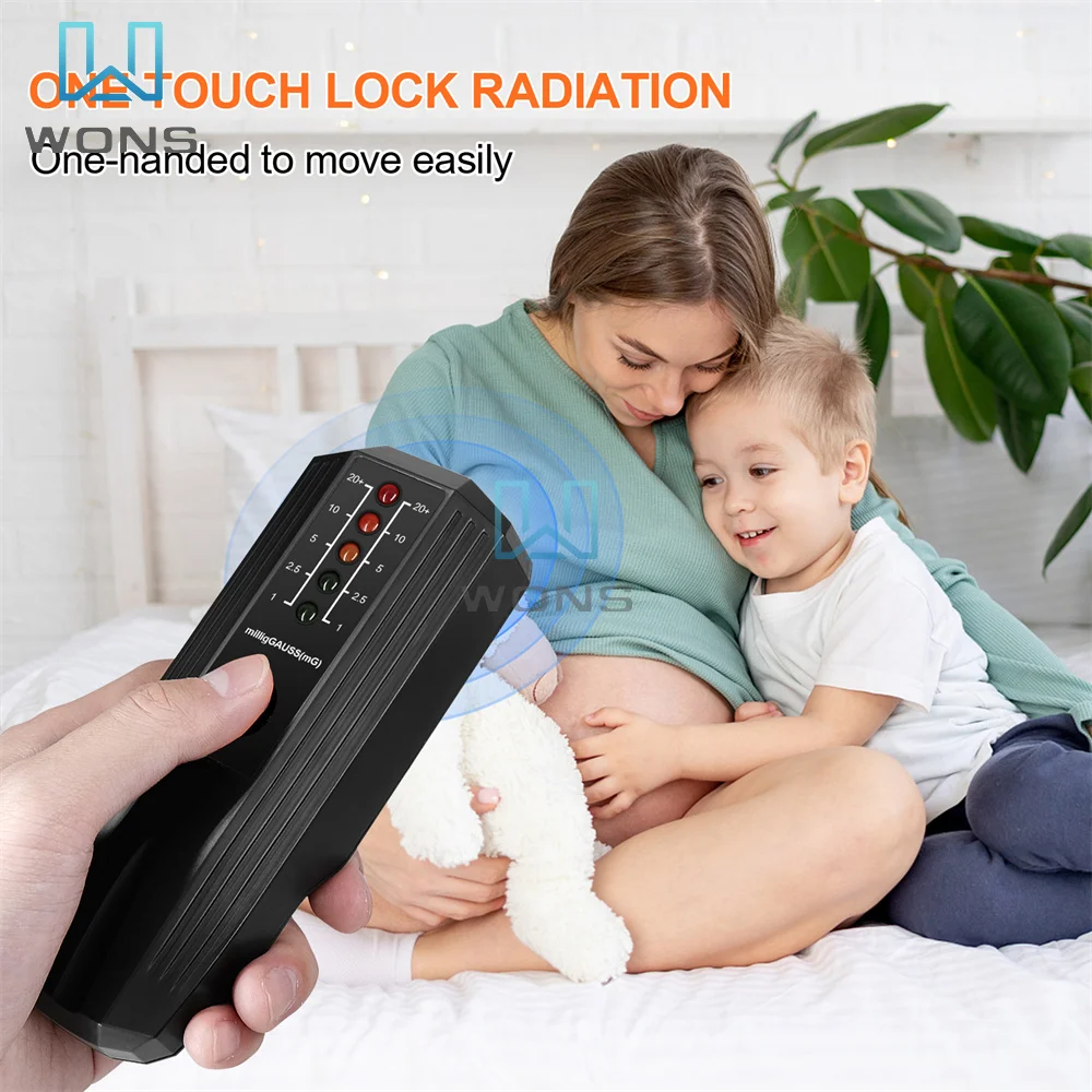 New Digital Electromagnetic Radiation Detector LED EMF Meter Magnetic Field Detector Ghost Hunting Paranormal Equipment Tester 4