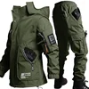 New Winter Velvet Thickened Jacket Suit for Men and Women Windproof and Water-proof Outdoor Cold-proof and Warm Work Clothes 3