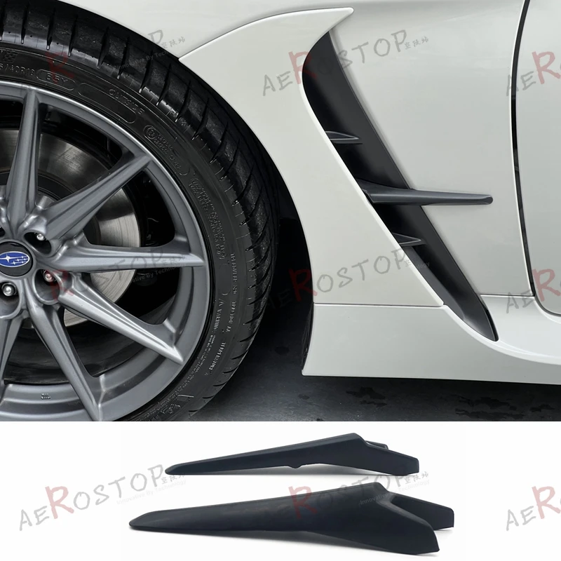 フロントフェンダーカナードフィン②　brz zd8 gr86 zn8 パーマットオプション (op) スタイルのフロントフェンダーカナード