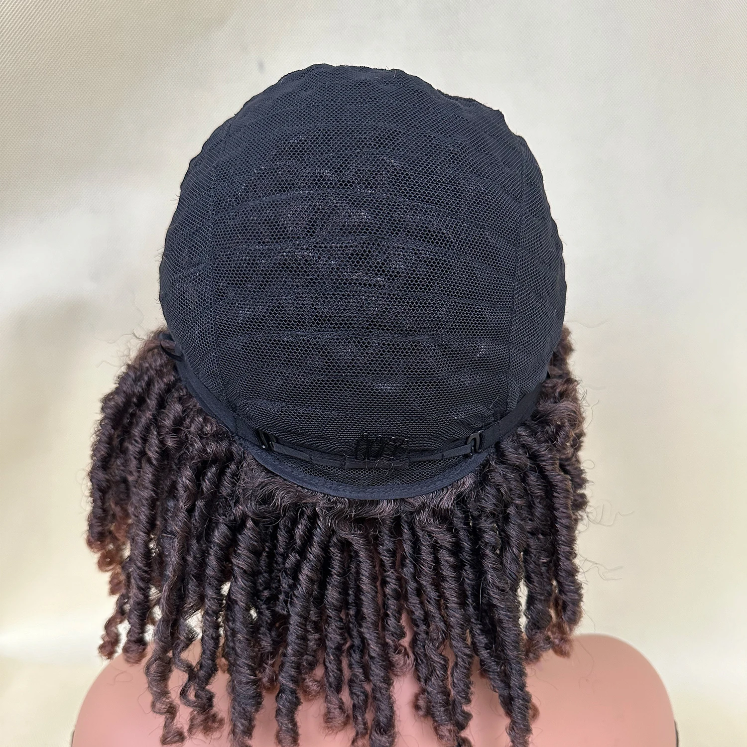 Short Dreadlock Wig Afro Crochet Twist Hair Wigs For Black Women Curly Synthetic Naturel Soft Faux Locs Wig