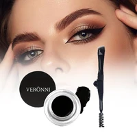 Eyebrow Cream Smooth Eyebrow Pomade Gel Long Lasting Waterproof Eyeliner Gel Eye Brow Cosmetics Brow Tint Black Eye Brow Makeup 1