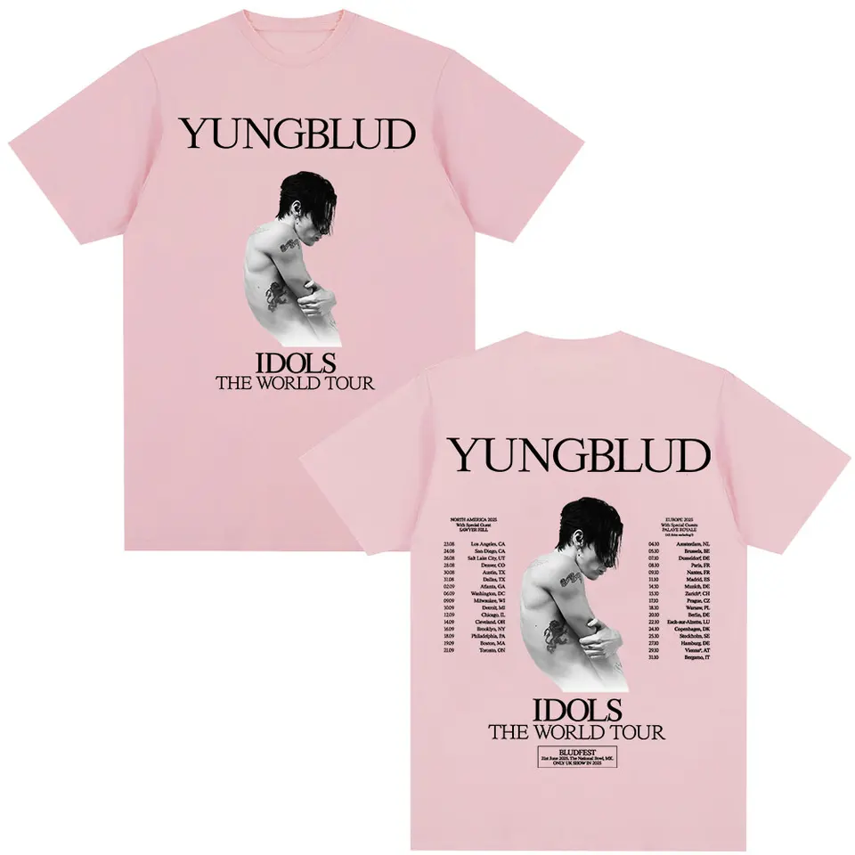 Yungblud IDOLS The World Tour 2025 Merch T Shirt Fan Gift Men