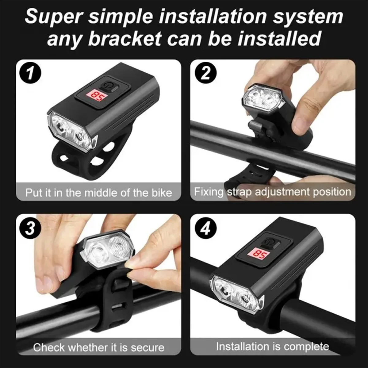 Y02ABicycle Light T6 LED 1200 Lumen USB Rechargeable Lantern Lamp MTB Road Bike Front Light Cycling Bike Accessories bicycle light