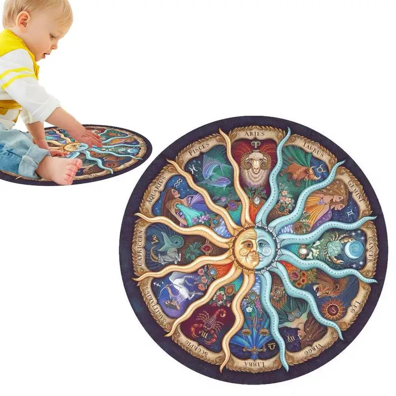 Landscape Puzzle 1000 Pieces Zodiac Horoscope Puzzle Toys Collection Diy Constellation Jigsaw Paper Puzzles Home Decoration Toy