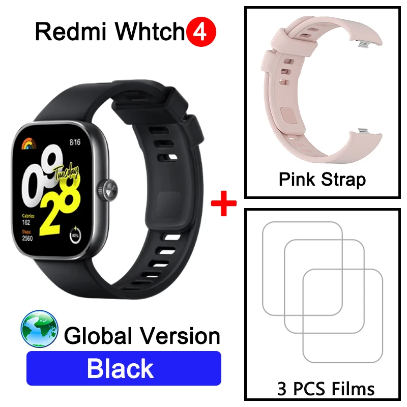 Black N Pink Strap