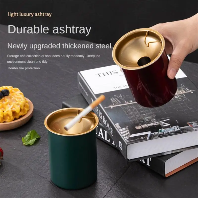 

Пепельница из нержавеющей стали для дома и автомобиля, многофункциональная пепельница, воронка, ветрозащитная, не работает, креативная подставка для пепельницы, товары для защиты от дыма