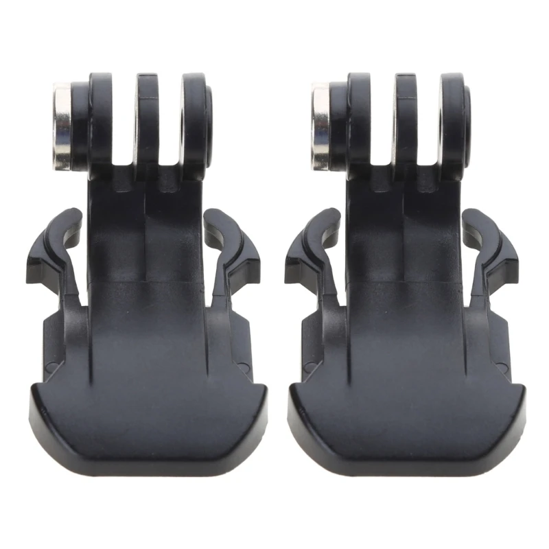 E56B 2 Pz J Gancio Fibbia Fascia Toracica Cintura Casco Base Montaggio Per 7 5 6 Nero