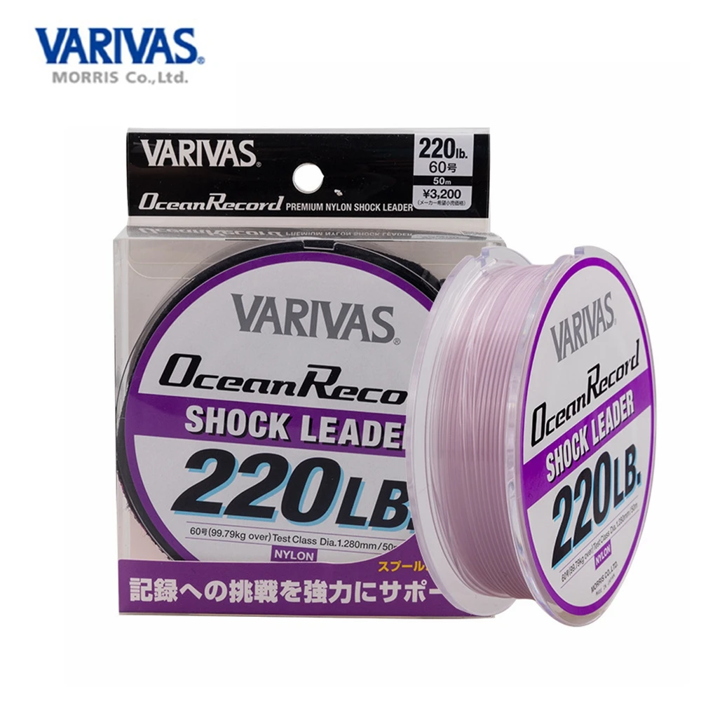 Original VARIVAS OCEAN RECORD Fishing Line 50M/30M  35LB-370LB NYLON Line Tuna specific Sea fishing line Made IN Japan 3